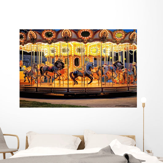 Vintage Carousel Detail Wall Decal