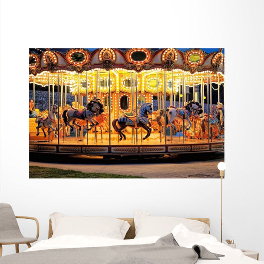 Vintage Carousel Detail Wall Decal