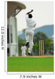 Stock Photo Cricket Bowler Wall Decal