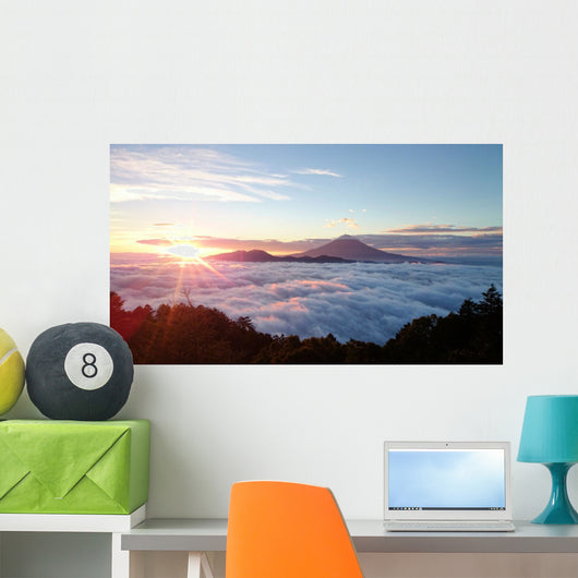 Mount Fuji Sunrise Wall Decal