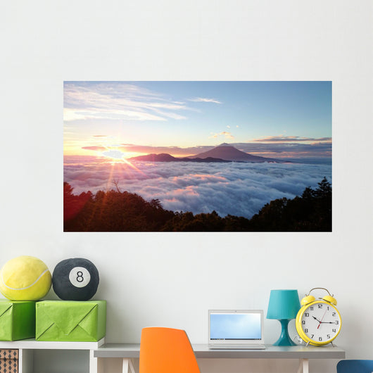 Mount Fuji Sunrise Wall Decal