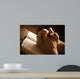 Praying Hands Open Bible Wall Decal