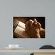 Praying Hands Open Bible Wall Decal