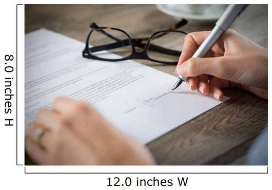 Signing Form Wall Decal