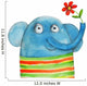 Elephant with Flower Watercolor Wall Decal
