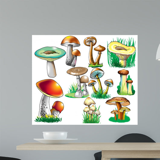 Mushrooms Wall Stickers Wall Decal