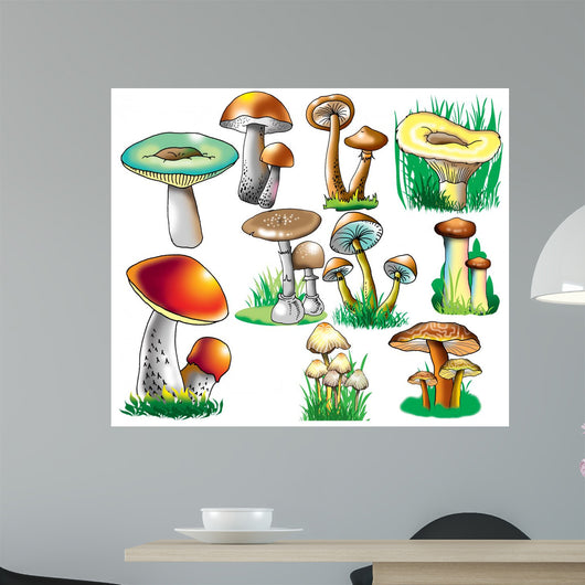 Mushrooms Wall Stickers Wall Decal