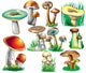Mushrooms Wall Stickers Wall Decal