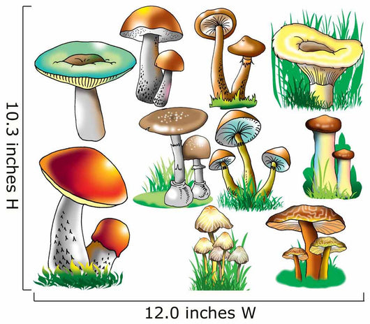 Mushrooms Wall Stickers Wall Decal
