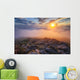 Shanghai Pudong Downtown China Sunset Wall Decal