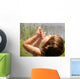 Playing Rain Wall Decal