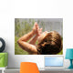 Playing Rain Wall Decal
