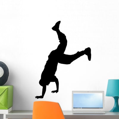Street Dancer 2 Wall Decal shown on a wall