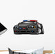 Police Muscle Car Cartoon Wall Decal