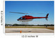 Helicopter Hovering Wall Decal