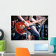 Guitar Player Rock Concert Wall Decal