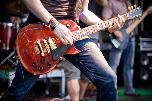 Guitar Player Rock Concert Wall Decal