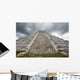Storm over El Castillo Wall Decal