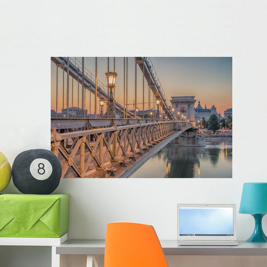 Budapest Hungary Szechenyi Chain Wall Decal