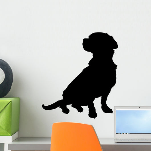 Mixed Breed Silhouette Wall Decal