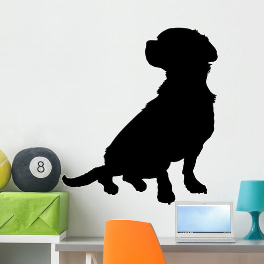 Mixed Breed Silhouette Wall Decal