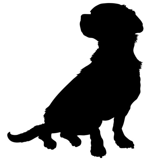 Mixed Breed Silhouette Wall Decal