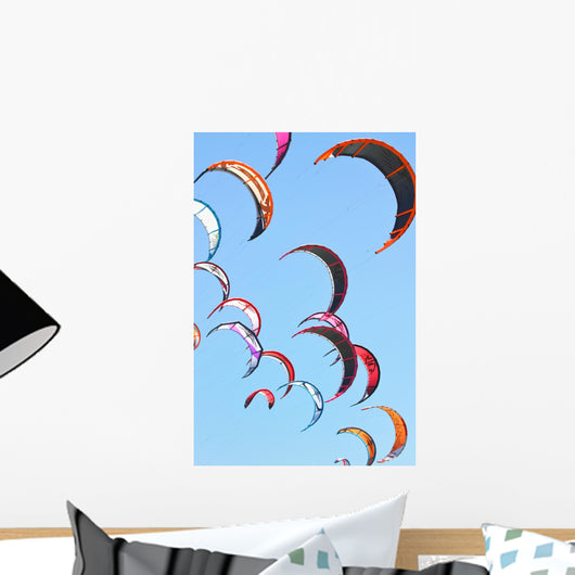 Kiteboarding Kites Sky Wall Decal