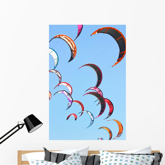 Kiteboarding Kites Sky Wall Decal