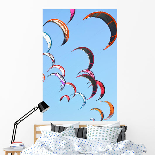 Kiteboarding Kites Sky Wall Decal