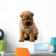 Funny Sharpei Wall Decal
