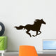 Drawing Silhouette Running Horse Wall Decal