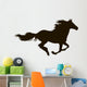 Drawing Silhouette Running Horse Wall Decal