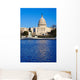 Capitol Building with Clear Wall Decal