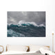Sea Wave during Storm Wall Decal