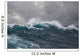 Sea Wave during Storm Wall Decal