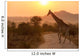 Giraffe Sunrise Kruger National Wall Decal