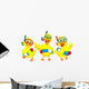 Happy Cartoon Duck Wall Stickers Wall Decal