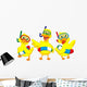 Happy Cartoon Duck Wall Stickers Wall Decal