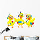 Happy Cartoon Duck Wall Stickers Wall Decal