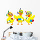 Happy Cartoon Duck Wall Stickers Wall Decal