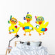 Happy Cartoon Duck Wall Stickers Wall Decal