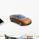 Orange American Sports Coupe Wall Decal