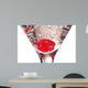 Martini with Cherry Wall Decal