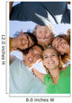 Happy Group Smiling Teens Wall Decal