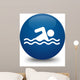 Swimmer Icon Wall Decal