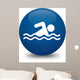 Swimmer Icon Wall Decal