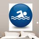 Swimmer Icon Wall Decal