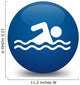 Swimmer Icon Wall Decal