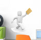 Postman Mail Delivery Wall Decal