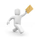 Postman Mail Delivery Wall Decal